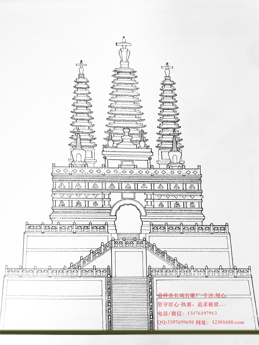 浩瀚体育平台常见的八大石雕佛塔图片分类样式(图5)